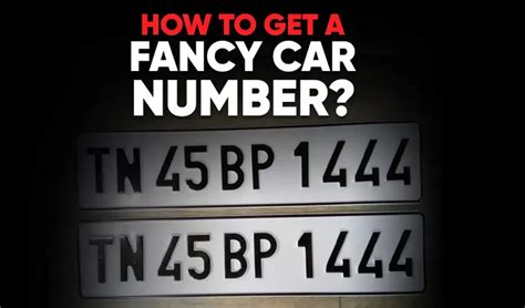 Here is how you can get a fancy number for your car or bike.